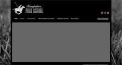 Desktop Screenshot of hampshirepoloschool.co.uk