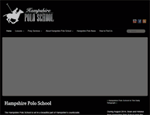 Tablet Screenshot of hampshirepoloschool.co.uk